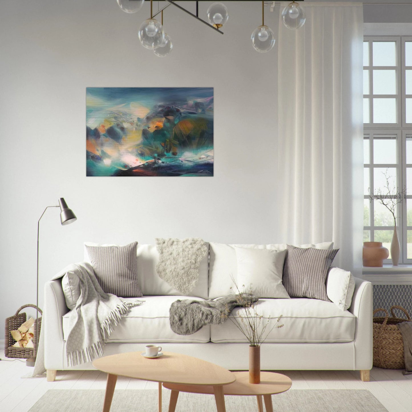 VIVANTE S R NIT DES NEIGES 2005 - Chu teh Chun Brushed Aluminum Print - 70x100 cm / 28x40 inches | Chu teh Chun Aluminum Print | Chu teh Chun Prints