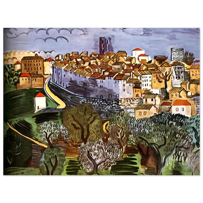 Raoul Dufy - VENCE 1923  75x100 cm / 30x40inches Fine Art Poster