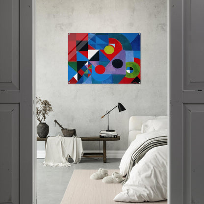 RHYTHM COLOUR - Sonia Delaunay Acrylic Print - 70x100 cm / 28x40″ inches