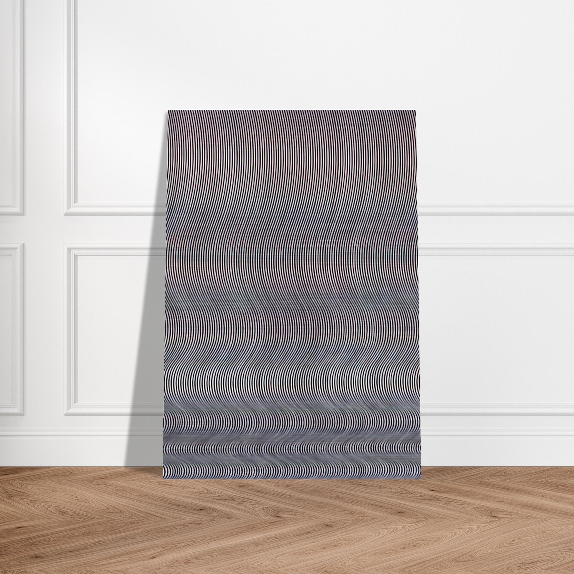 FALL 1963 - Bridget Riley Brushed Aluminum Print - 70x100 cm / 28x40 inches | Bridget Riley Aluminum Print | Bridget Riley Prints