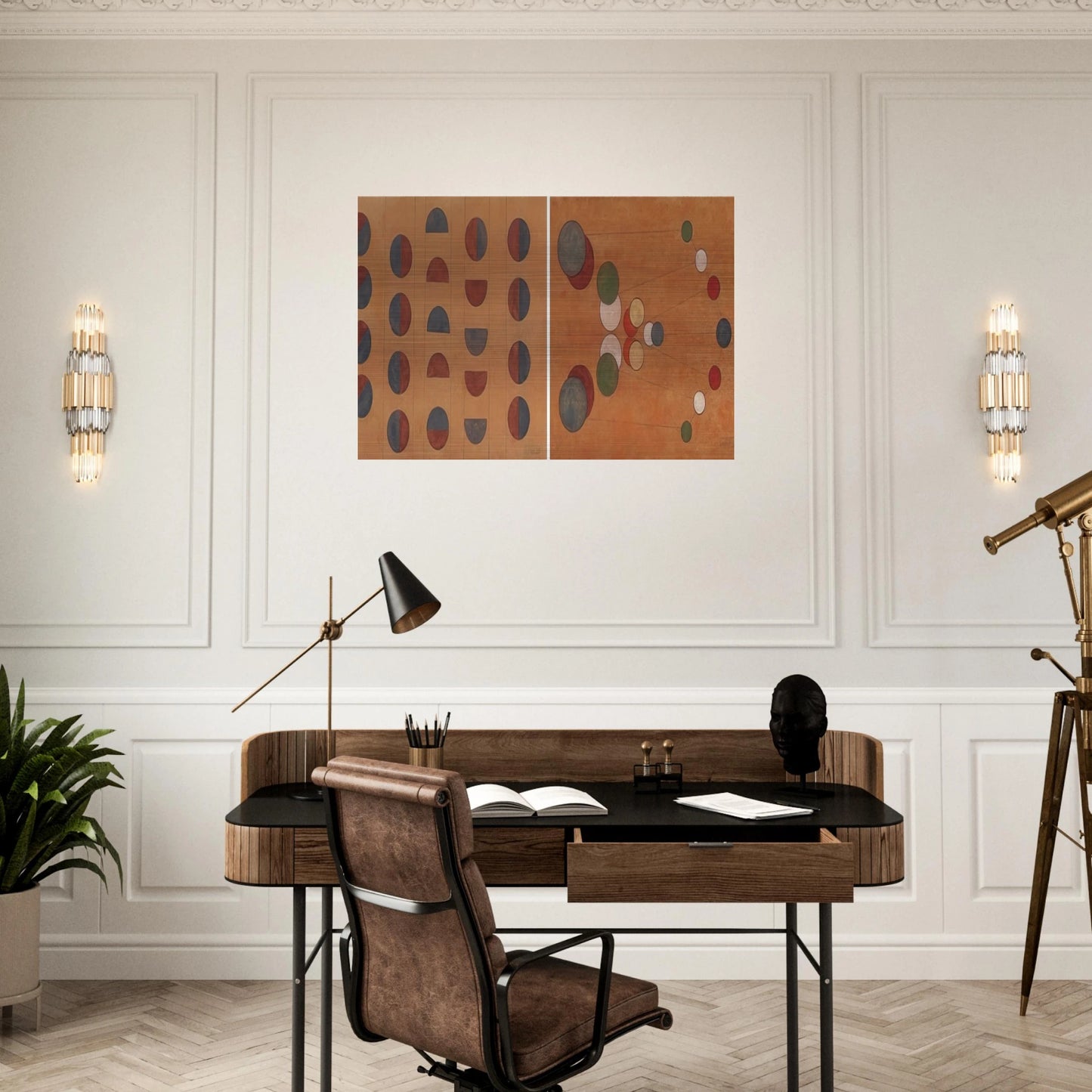 Diptych - 1956 1 - Lolo Soldevilla Brushed Aluminum Print - 70x100 cm / 28x40 inches | Lolo Soldevilla Aluminum Print | Lolo Soldevilla Prints