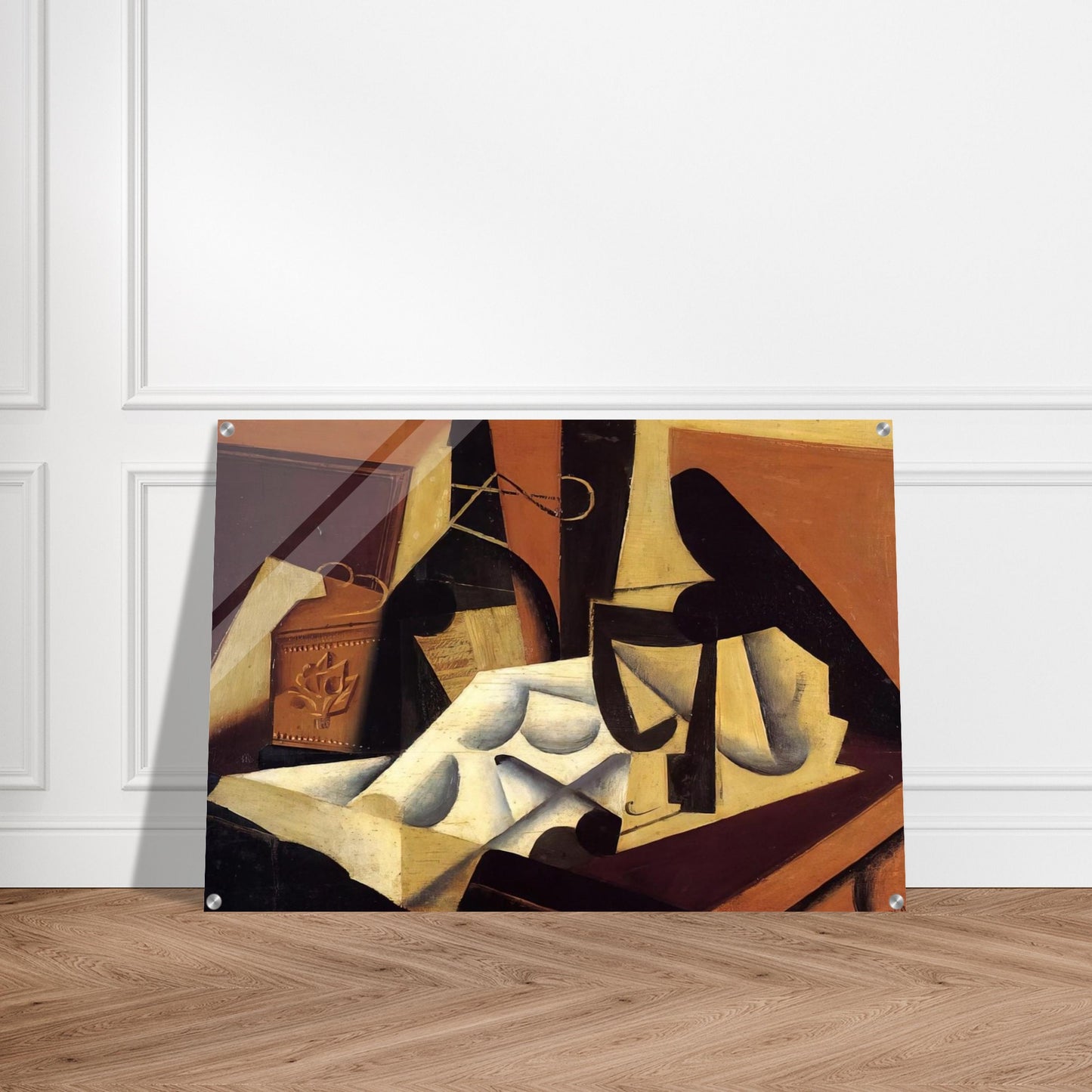 STILL LIFE WITH WHITE TABLECLOTH 1916 - Juan Gris Acrylic Print - 70x100 cm / 28x40″ inches