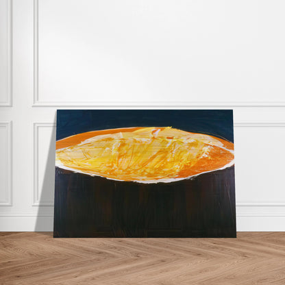 Volcano, The Heat - 1983 - Ronnie Landfield Brushed Aluminum Print - 70x100 cm / 28x40 inches | Ronnie Landfield Aluminum Print | Ronnie Landfield Prints