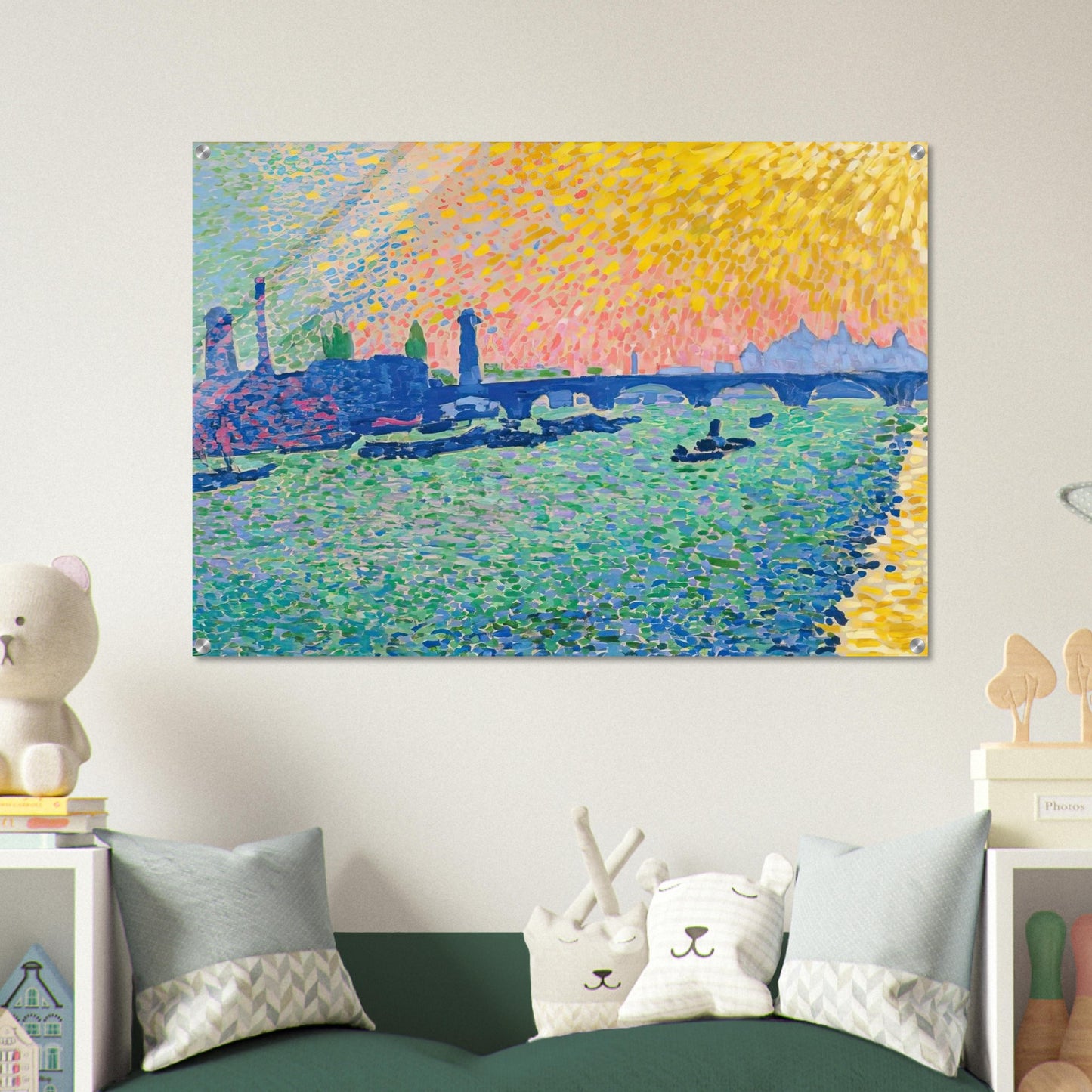 WATERLOO BRIDGE 1906 - Andre Derain Acrylic Print - 70x100 cm / 28x40″ inches | Andre Derain Wall Art | Andre Derain Prints