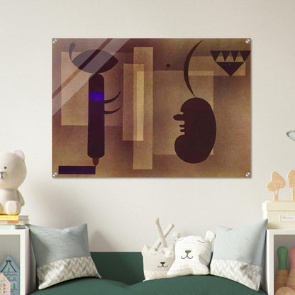 GLOOMY SITUATION 1933 - Wassily Kandinsky Acrylic Print - 70x100 cm / 28x40″ inches