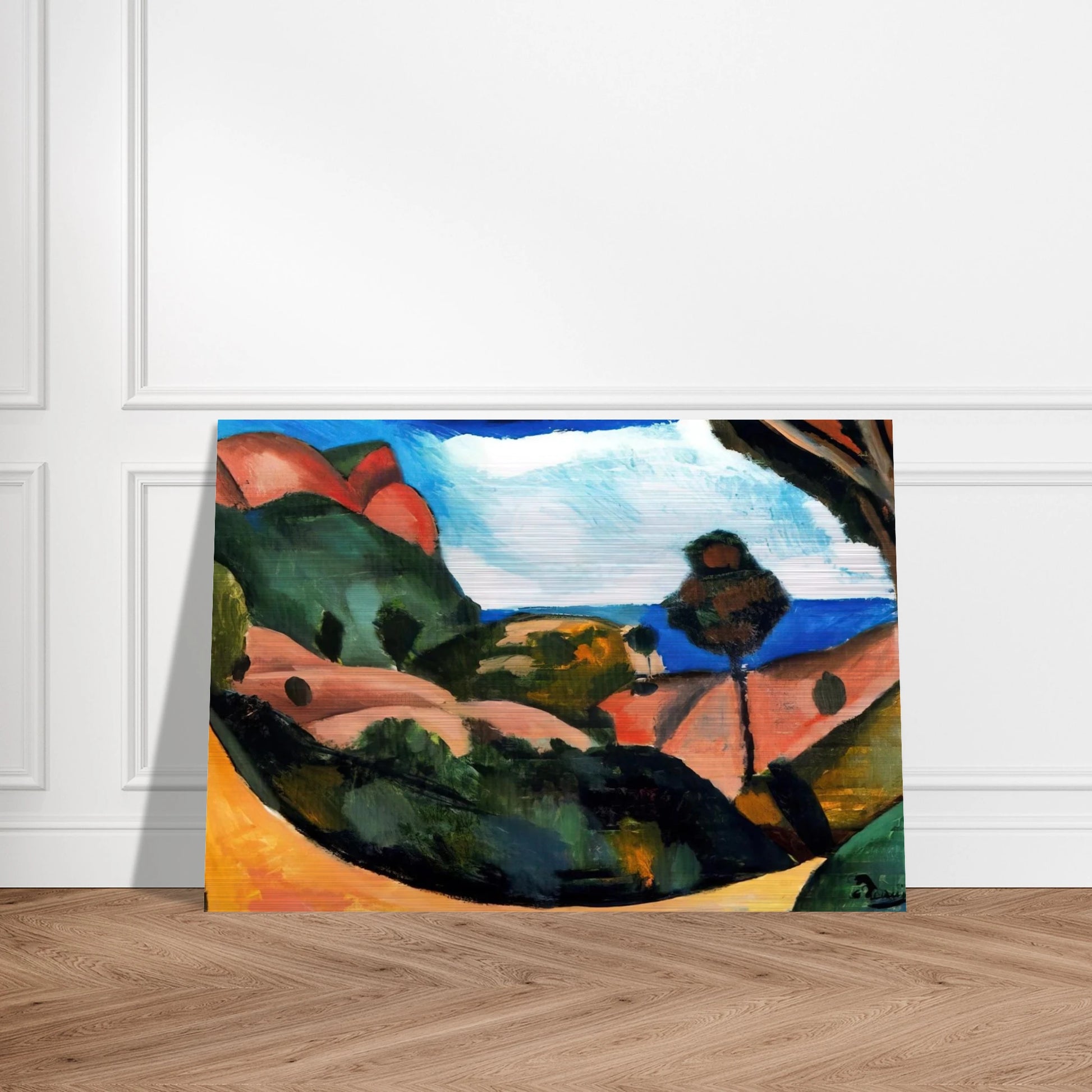 LANDSCAPE 1907 - Andre Derain Brushed Aluminum Print - 70x100 cm / 28x40 inches | Andre Derain Aluminum Print | Andre Derain Prints