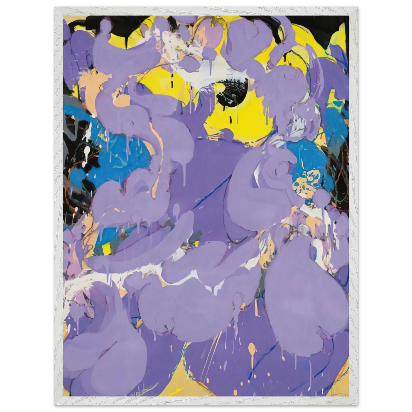 Helen Frankenthaler - Untitled - 1978 Wall art - 60x80 cm / 24x32 inches - Premium Wooden Framed Poster With Fine Art Paper-canvas - Wood frame