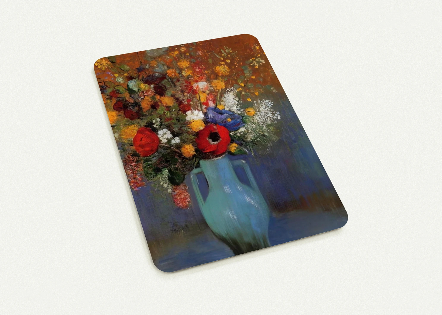 BOUQUET OF WILD FLOWERS 1 By Odilon Redon Pack of 10 Post Cards | Odilon Redon Post Cards | A6 (10.5 x 14.8 cm) - 4.1 x 5.8 inches