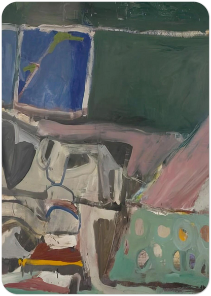 Berkeley #58 By Richard Diebenkorn Pack of 10 Post Cards | Richard Diebenkorn Post Cards | A6 (10.5 x 14.8 cm) - 4.1 x 5.8 inches