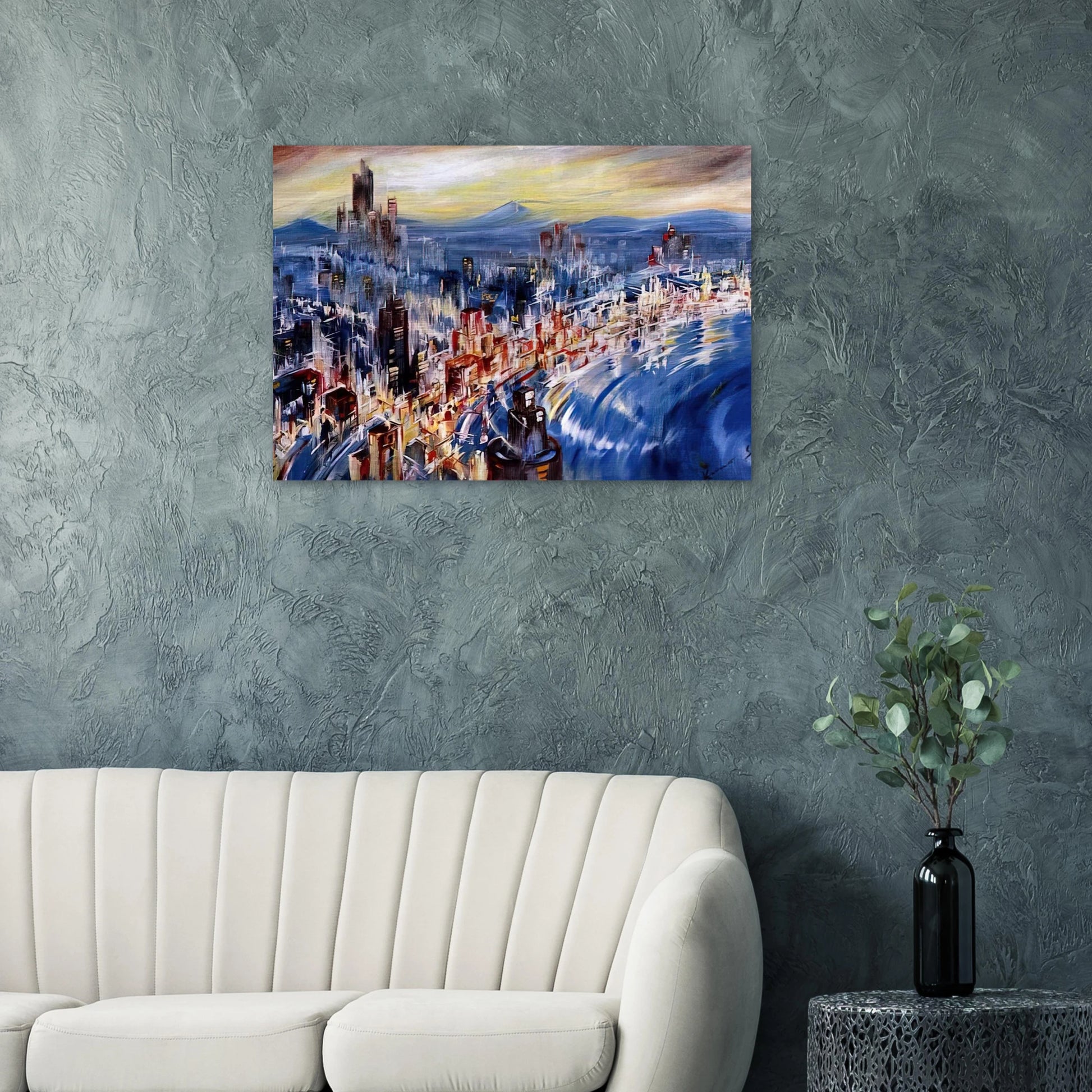 Built for the Future - Konrad Zuse Brushed Aluminum Print - 70x100 cm / 28x40 inches | Konrad Zuse Aluminum Print | Konrad Zuse Prints