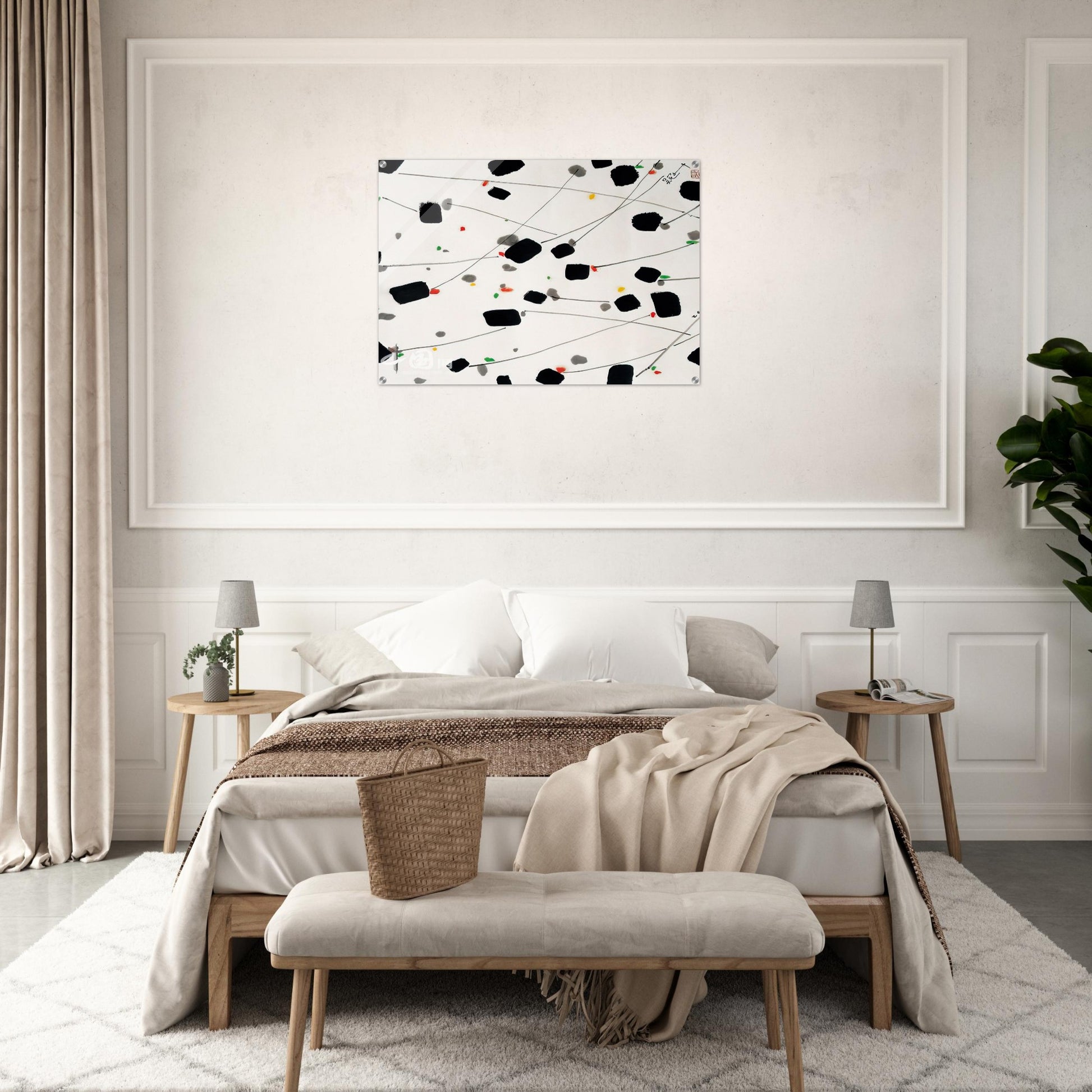 Spring Breeze - 2001 - Wu Guanzhong Acrylic Print - 70x100 cm / 28x40″ inches
