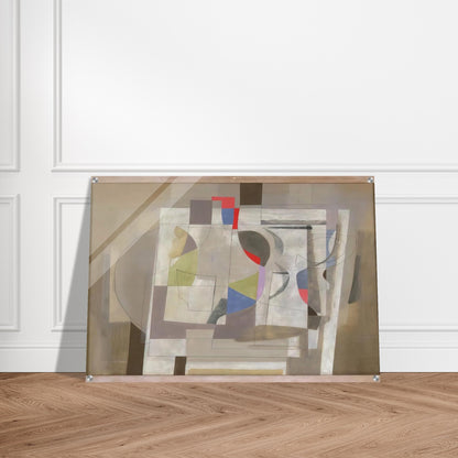 Feb 2-54 - 1954 - Ben Nicholson Acrylic Print - 70x100 cm / 28x40″ inches