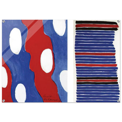 TISSU PROJECT - Sonia Delaunay Acrylic Print - 70x100 cm / 28x40″ inches