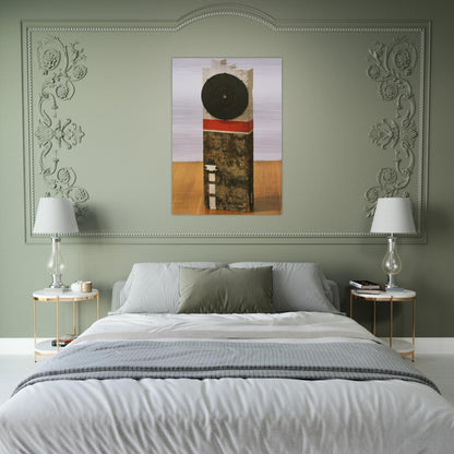 French Atomic Bomb - Robert Indiana Brushed Aluminum Print - 70x100 cm / 28x40 inches | Robert Indiana Aluminum Print | Robert Indiana Prints