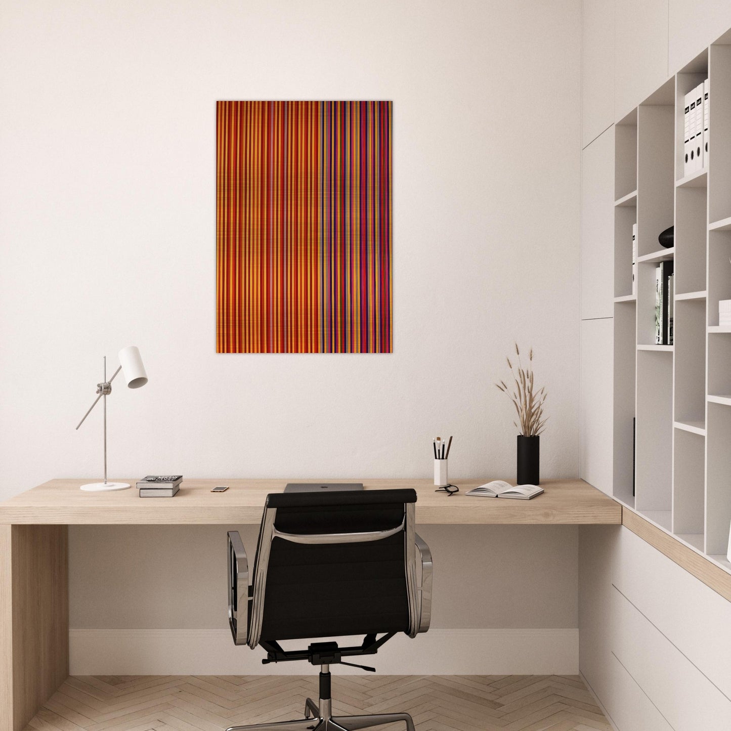Equinox - 1965 - Gene Davis Brushed Aluminum Print - 70x100 cm / 28x40 inches | Gene Davis Aluminum Print | Gene Davis Prints