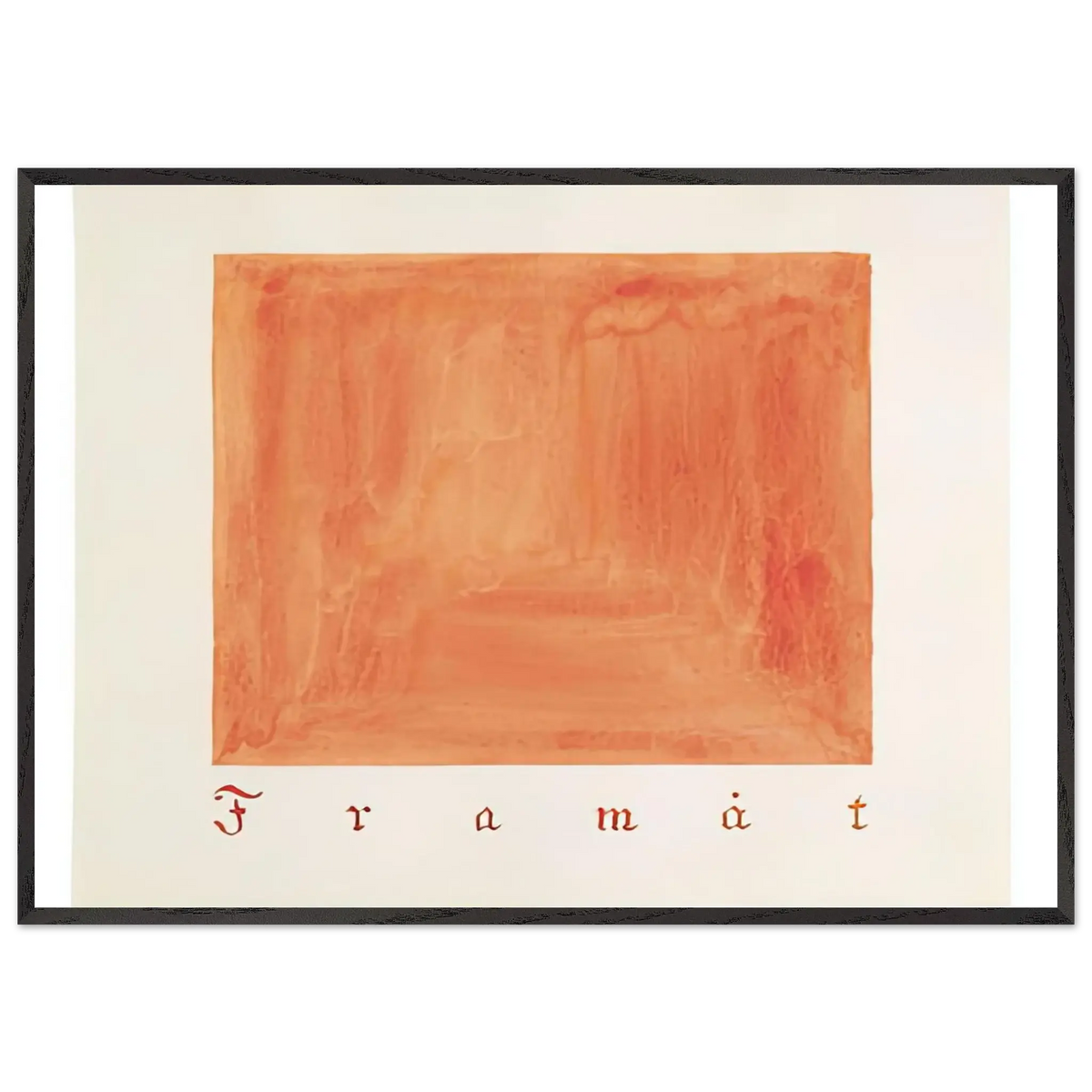 Hilma af Klint - FORWARDS PARCIFAL SERIES GROUP 2 SECTION 4 THE CONVOLUTE OF THE PHYSICAL PLANE 1916 Wall art - A3 (29.7 x 42  cm) - Premium Wooden Framed Poster With Fine Art Paper - Black frame