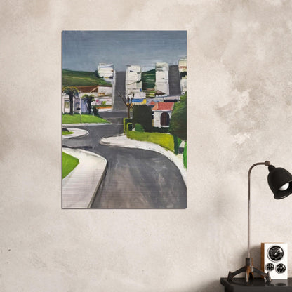 Ingleside - Richard Diebenkorn Brushed Aluminum Print - 70x100 cm / 28x40 inches | Richard Diebenkorn Aluminum Print | Richard Diebenkorn Prints