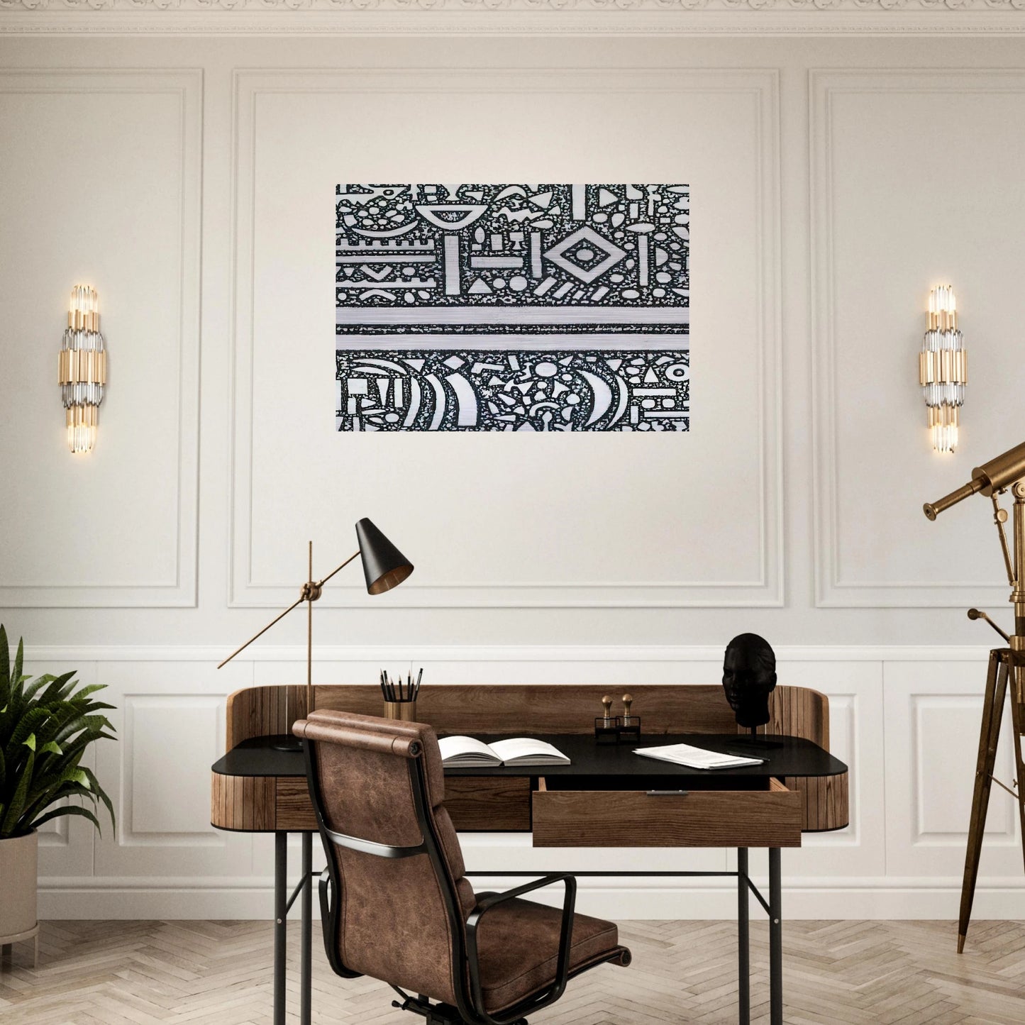 From the Edge of Darkness - 1992 - Richard Pousette-Dart Brushed Aluminum Print - 70x100 cm / 28x40 inches | Richard Pousette-Dart Aluminum Print | Richard Pousette-Dart Prints