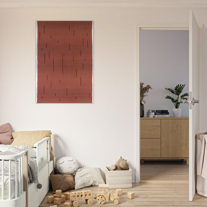 WITH VERTICALS 1946 - Anni Albers Brushed Aluminum Print - 70x100 cm / 28x40 inches | Anni Albers Aluminum Print | Anni Albers Prints