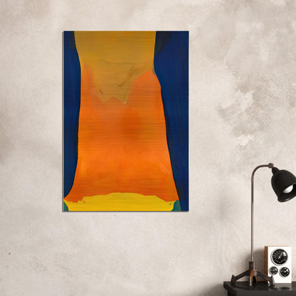 Orange Mood, 1963-64- - Helen Frankenthaler Brushed Aluminum Print - 70x100 cm / 28x40 inches | Helen Frankenthaler Aluminum Print | Helen Frankenthaler Prints