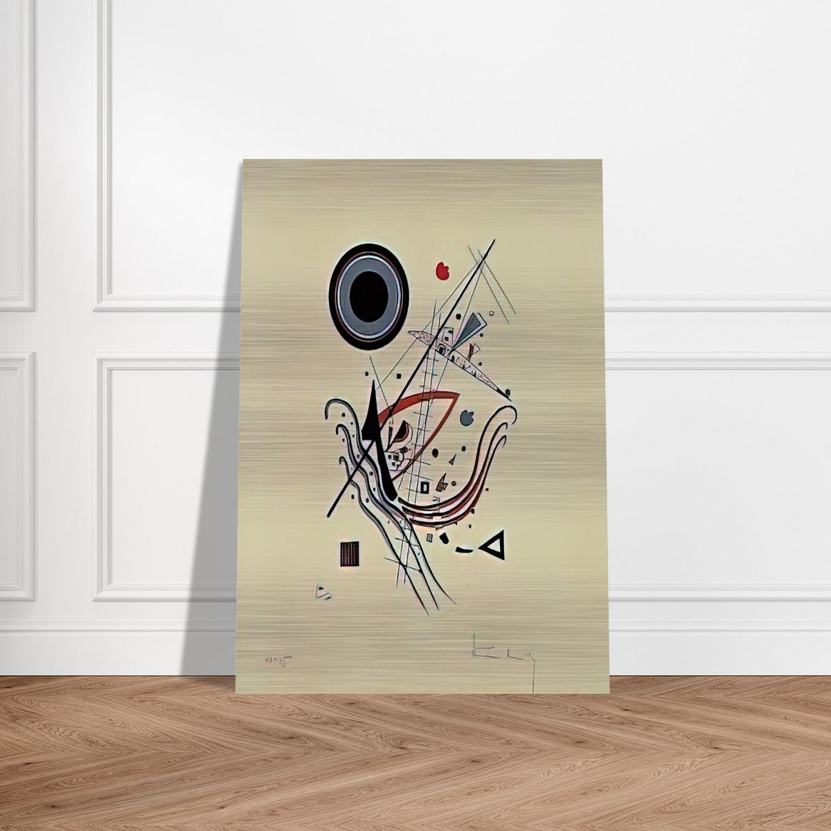 BLUE 1922 - Wassily Kandinsky Brushed Aluminum Print - 70x100 cm / 28x40 inches | Wassily Kandinsky Aluminum Print | Wassily Kandinsky Prints