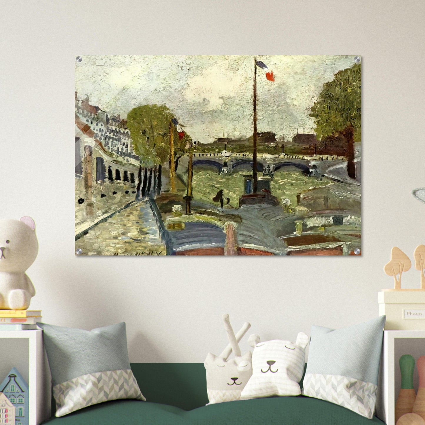 NINE - Maurice Utrillo Acrylic Print - 70x100 cm / 28x40″ inches