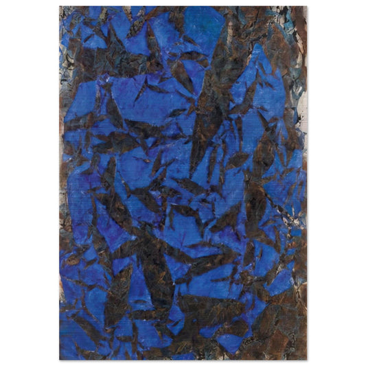 Mariale - Tachisme - Simon Hantai Brushed Aluminum Print - 70x100 cm / 28x40 inches | Simon Hantai Aluminum Print | Simon Hantai Prints