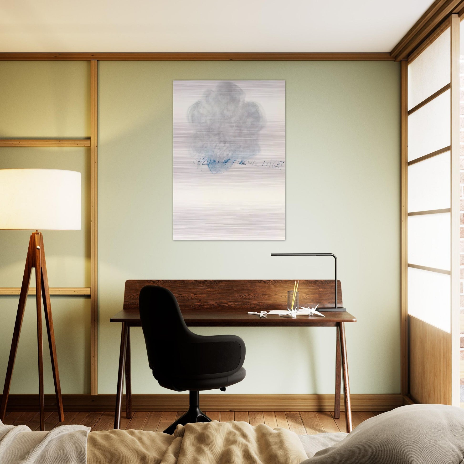 Fifty Days at Iliam. Shades of Eternal Night - Cy Twombly Brushed Aluminum Print - 70x100 cm / 28x40 inches | Cy Twombly Aluminum Print | Cy Twombly Prints