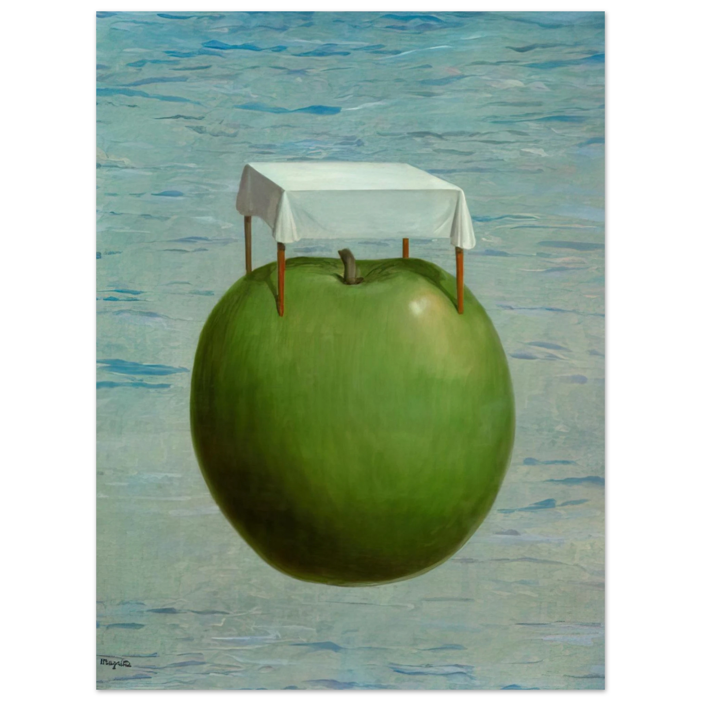 Rene Magritte - FINE REALITIES 1964  75x100 cm / 30x40inches Fine Art Poster