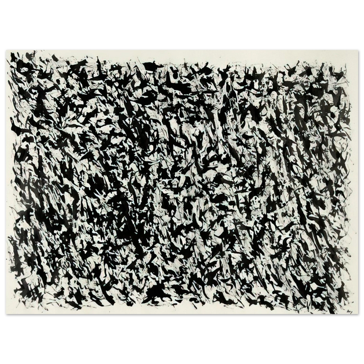 Henri Michaux - Composition - Tachisme  75x100 cm / 30x40inches Fine Art Poster