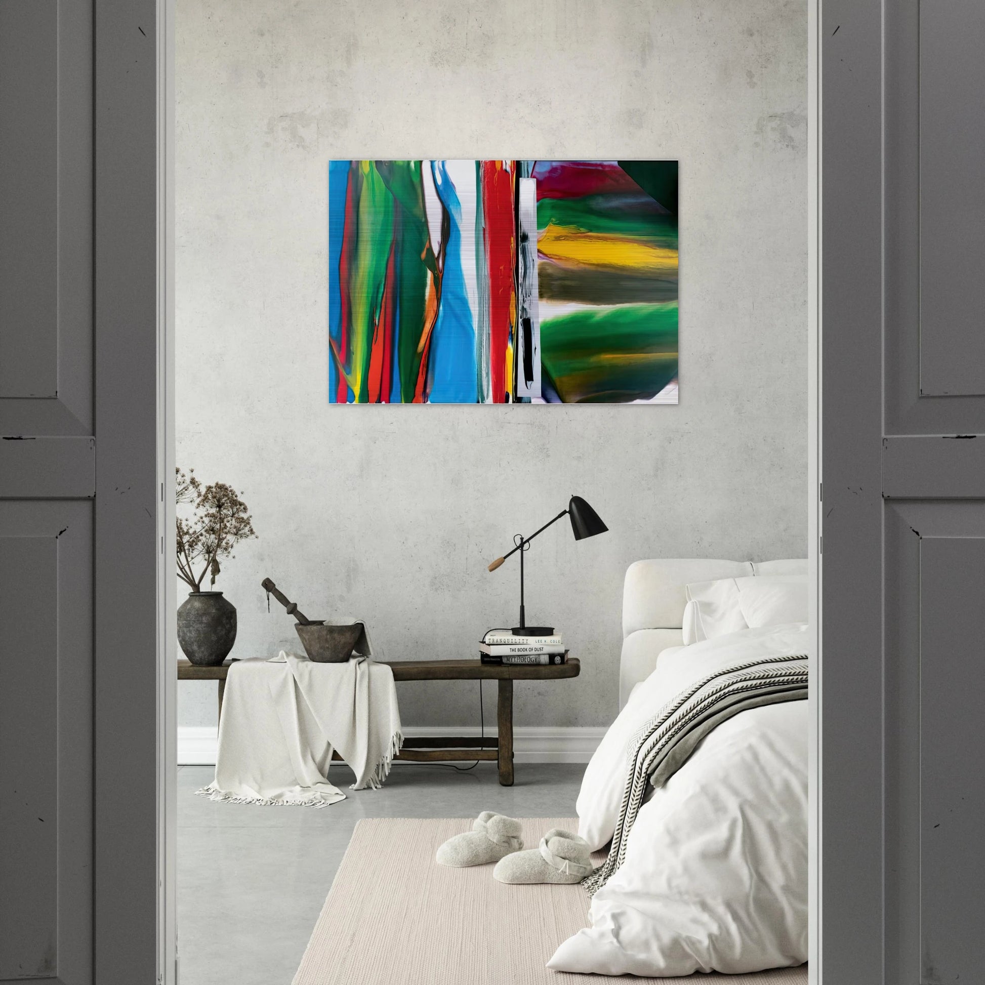 Phenomena Astral Tundra - 1986 - Paul Jenkins Brushed Aluminum Print - 70x100 cm / 28x40 inches | Paul Jenkins Aluminum Print | Paul Jenkins Prints