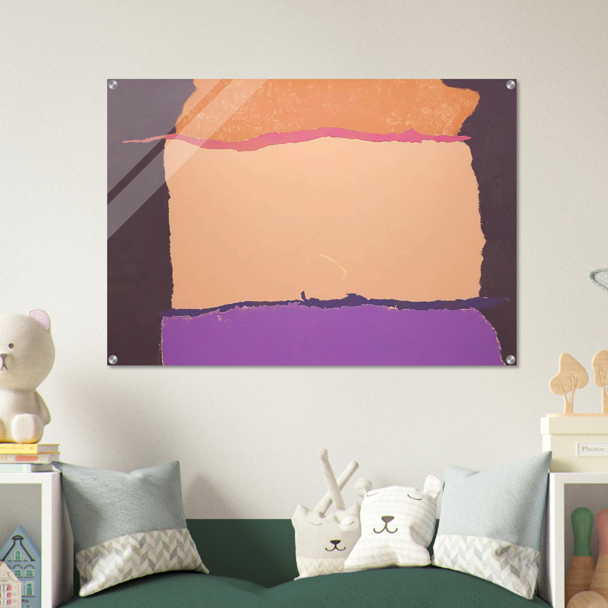 Infinity Field - 1980 - Theodoros Stamos Acrylic Print - 70x100 cm / 28x40″ inches | Theodoros Stamos Wall Art | Theodoros Stamos Prints