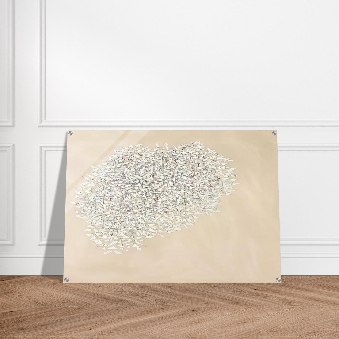White Mass - 1980 - Robert Goodnough Acrylic Print - 70x100 cm / 28x40″ inches