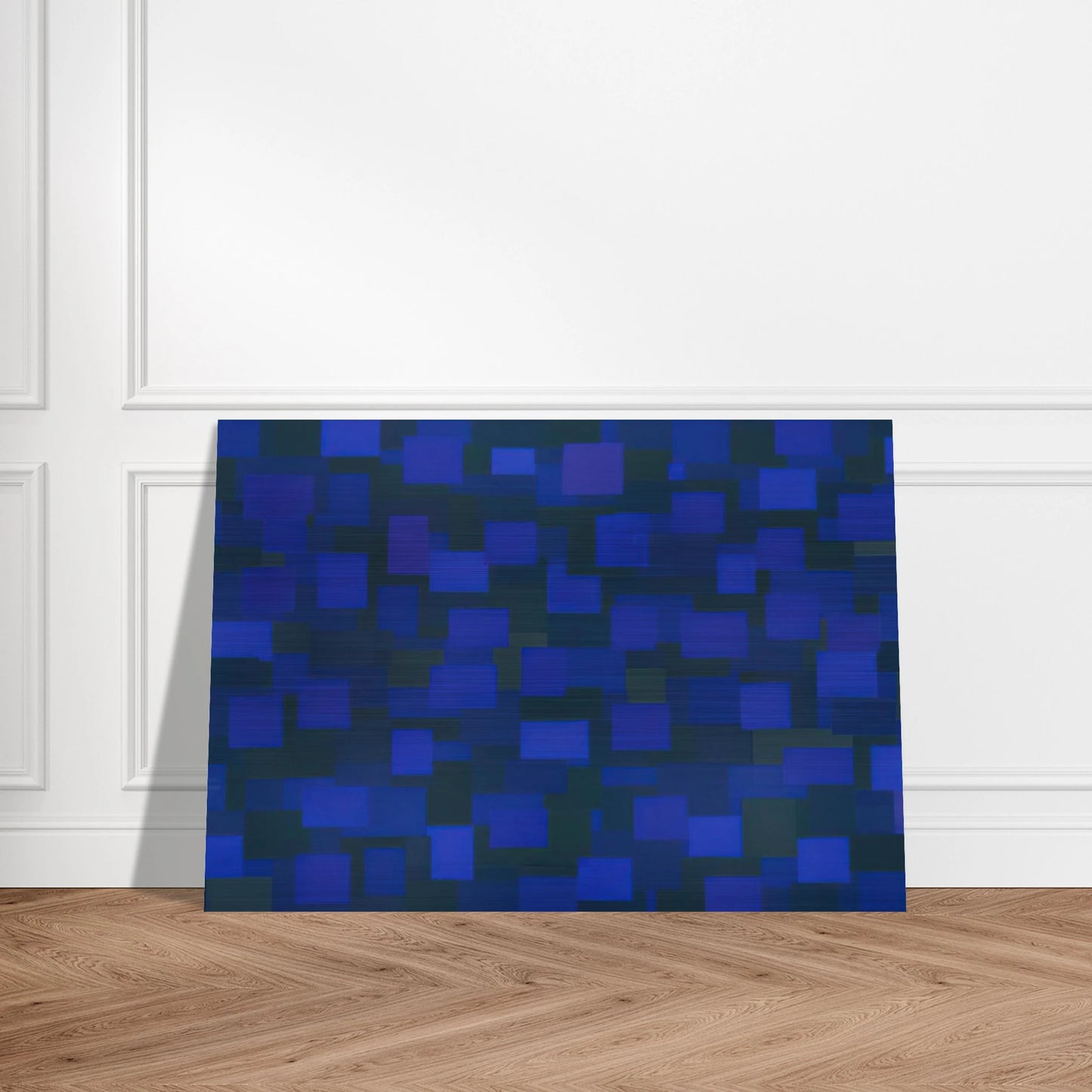 Number 88 Blue - 1950 - Ad Reinhardt Brushed Aluminum Print - 70x100 cm / 28x40 inches | Ad Reinhardt Aluminum Print | Ad Reinhardt Prints