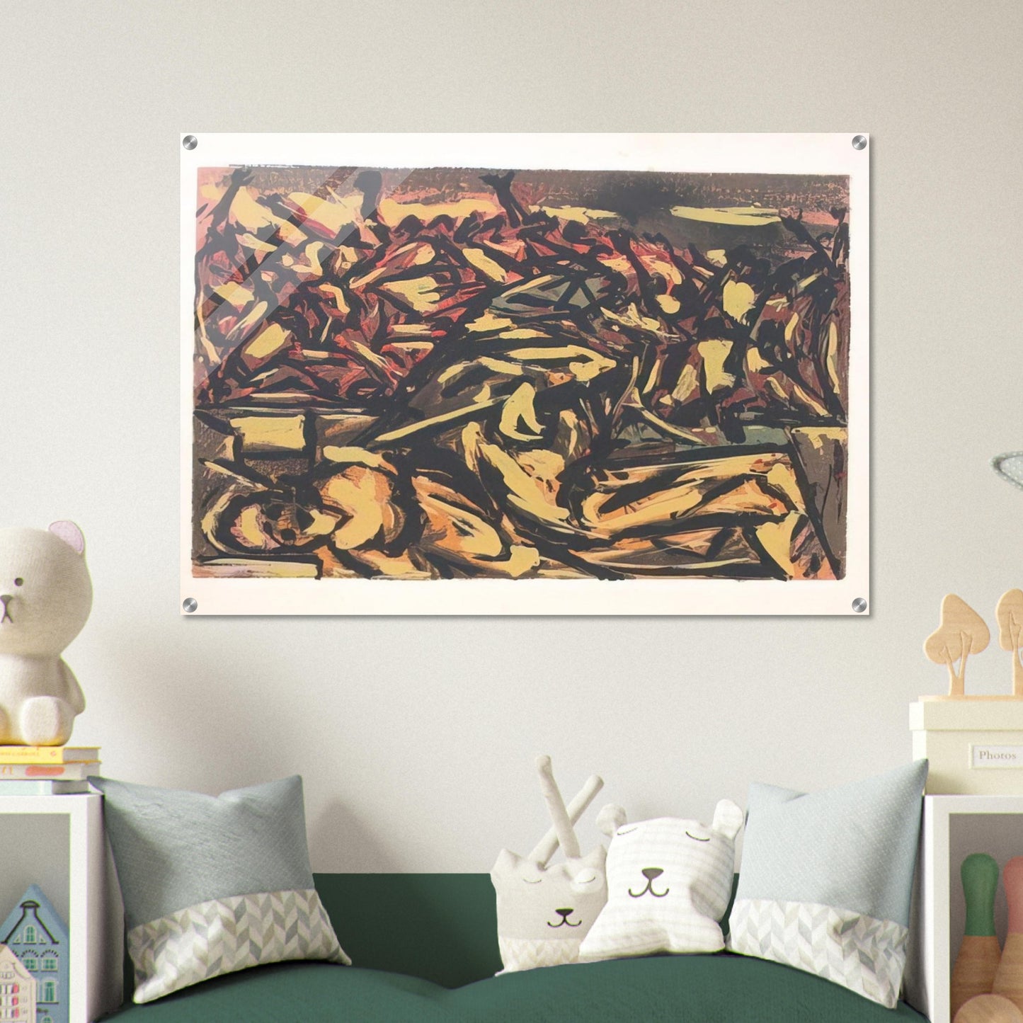 UNTITLED 1941 1 - Jackson Pollock Acrylic Print - 70x100 cm / 28x40″ inches