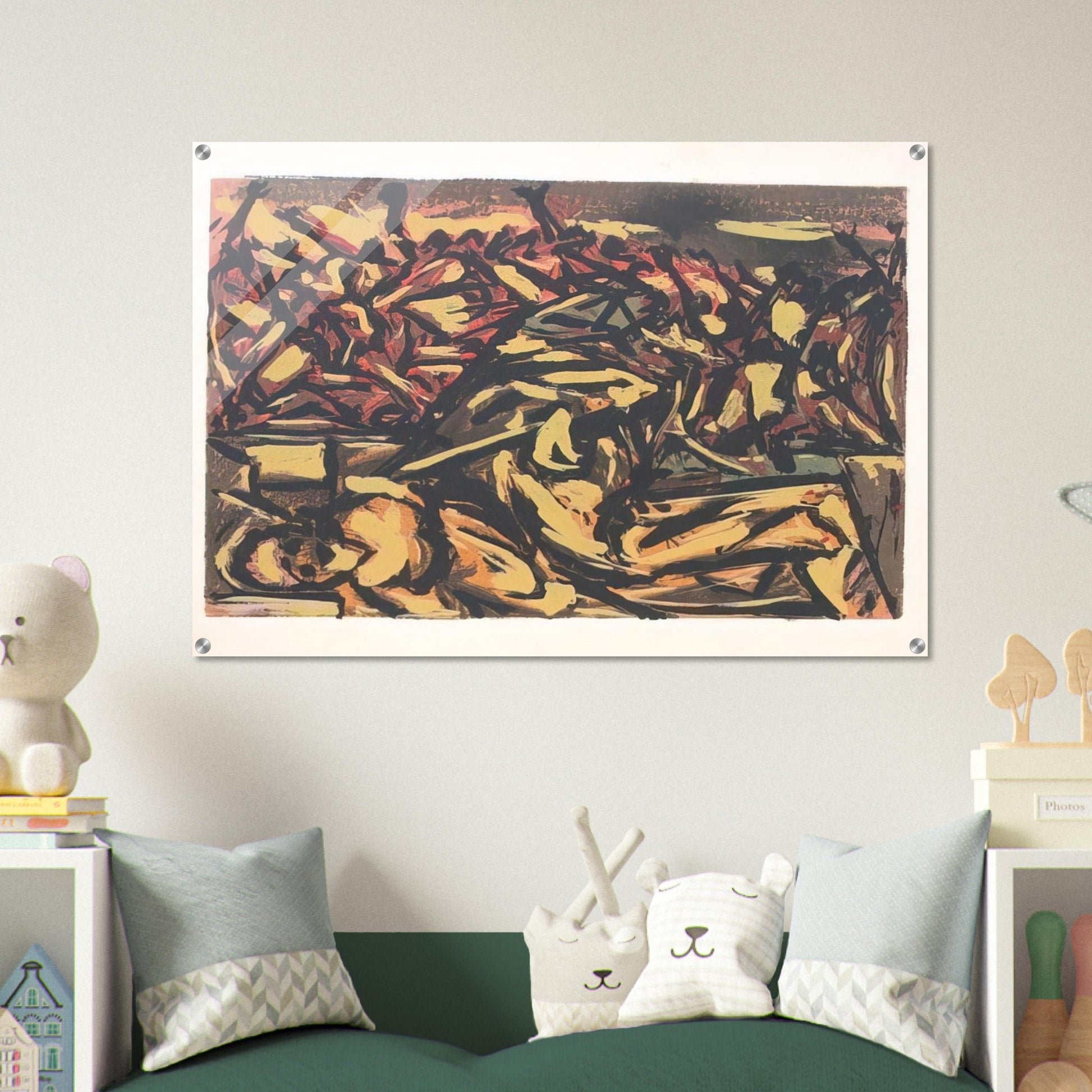 UNTITLED 1941 1 - Jackson Pollock Acrylic Print - 70x100 cm / 28x40″ inches