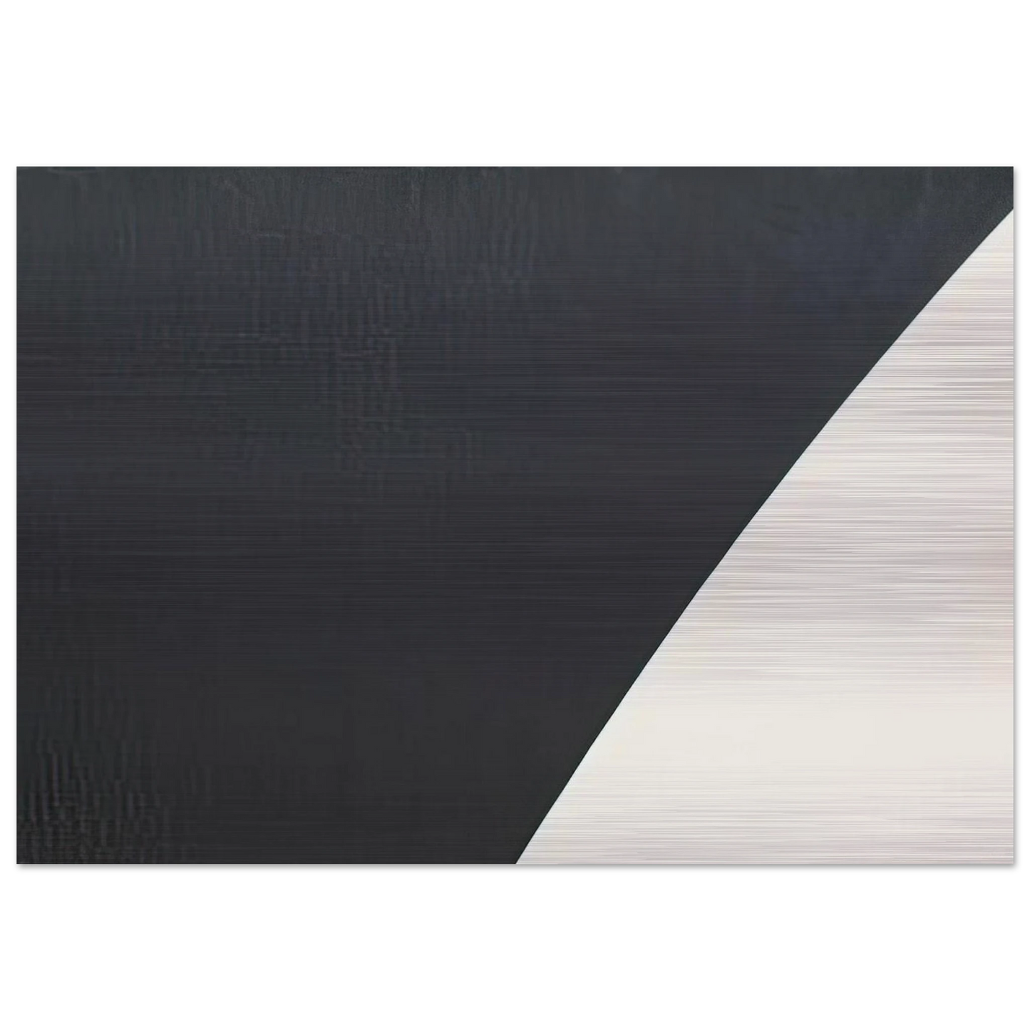 White Curve VII - Ellsworth Kelly Brushed Aluminum Print - 70x100 cm / 28x40 inches | Ellsworth Kelly Aluminum Print | Ellsworth Kelly Prints