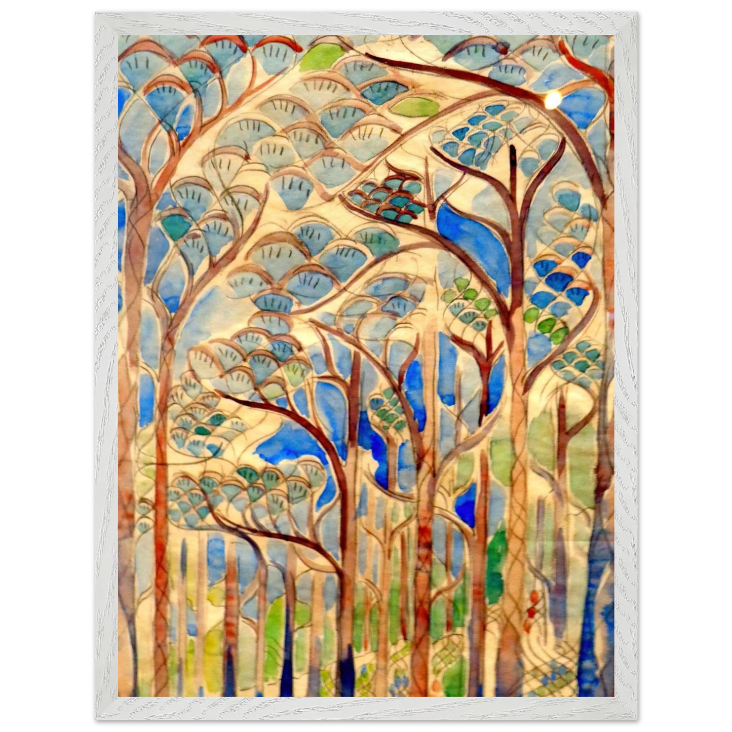 Walter Inglis Anderson - Walter Anderson Wall art - A2 (42 x 59.4  cm) - Premium Wooden Framed Poster With Fine Art Paper-canvas - Wood frame