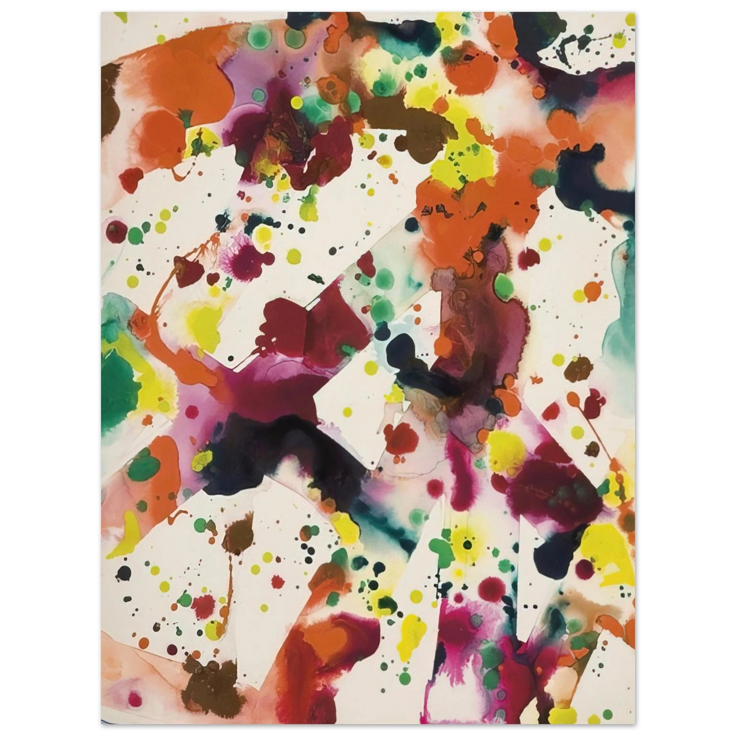 Sam Francis - Untitled  SF72-027   75x100 cm / 30x40inches Fine Art Poster