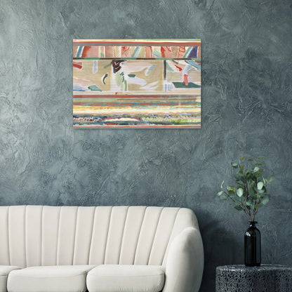 Paisagem II, Portalegre tapestry card - Lyrical Abstraction - Menez Brushed Aluminum Print - 70x100 cm / 28x40 inches | Menez Aluminum Print | Menez Prints
