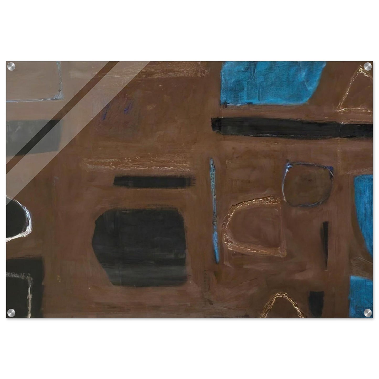 Brown and Black - 1960 - William Scott Acrylic Print - 70x100 cm / 28x40″ inches