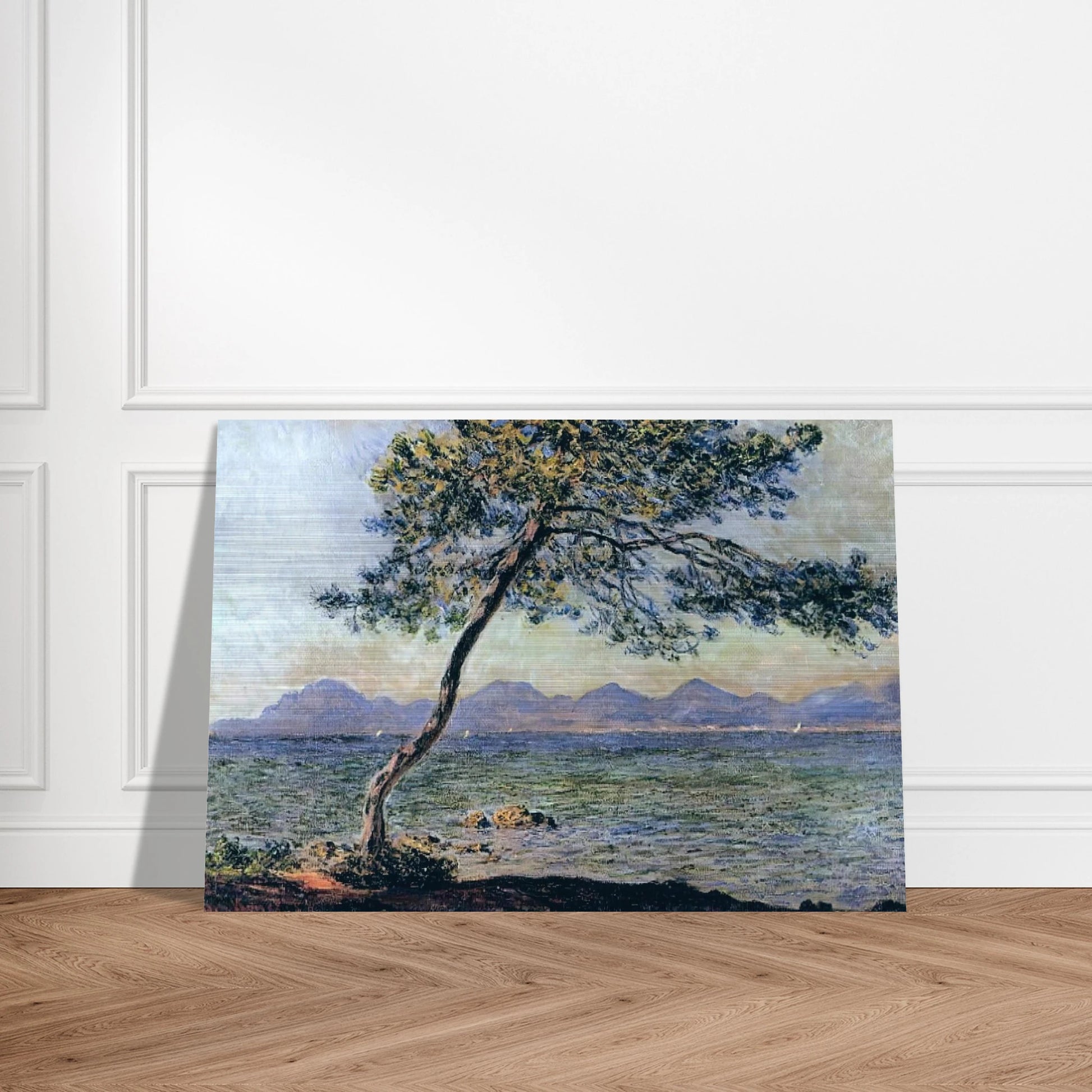 At Cap d'Antibes - claude monet Brushed Aluminum Print - 70x100 cm / 28x40 inches | claude monet Aluminum Print | claude monet Prints