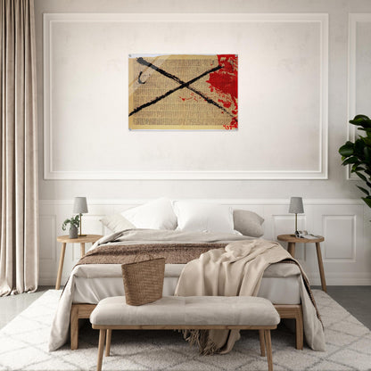 JOURNAL 1968 - Antoni Tapies Acrylic Print - 70x100 cm / 28x40″ inches