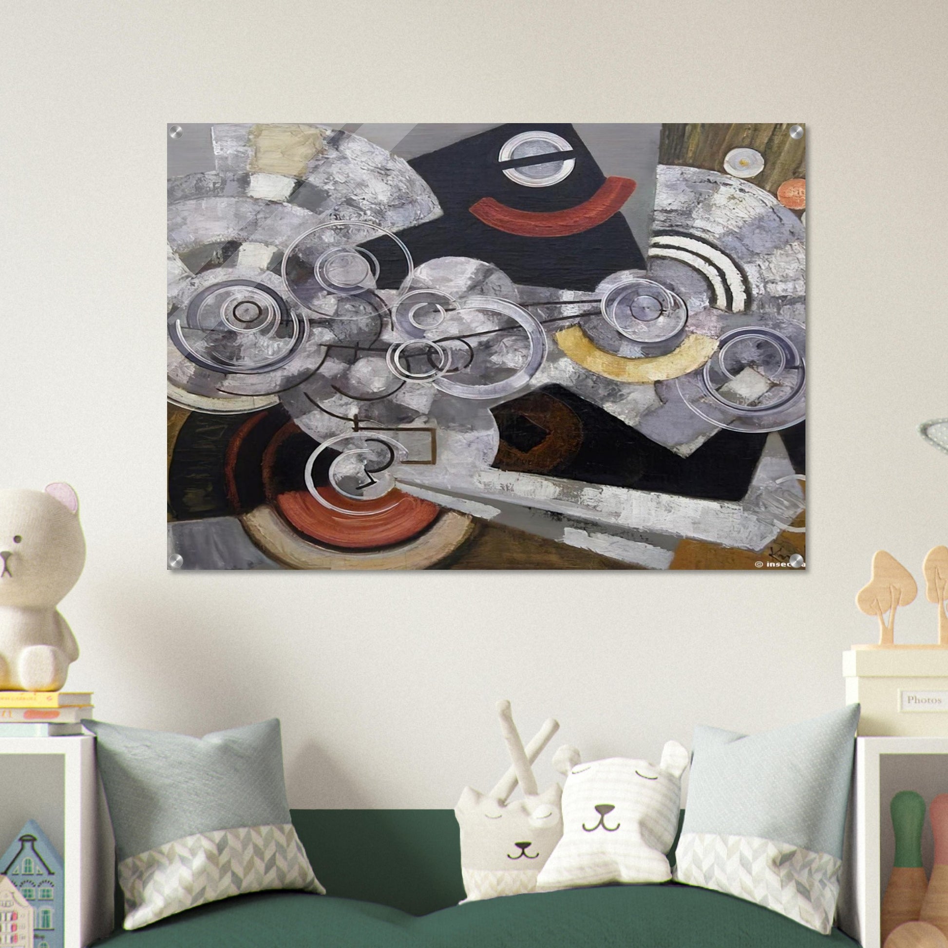 Fanny Machine - The machinery - Frantisek Kupka Acrylic Print - 70x100 cm / 28x40″ inches