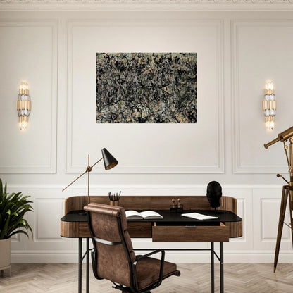 LUCIFER 1947 - Jackson Pollock Brushed Aluminum Print - 70x100 cm / 28x40 inches | Jackson Pollock Aluminum Print | Jackson Pollock Prints