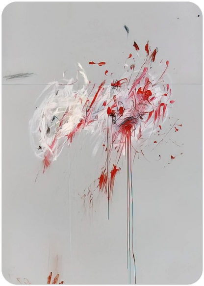Nine Discourses on Commodus, Part III By Cy Twombly Pack of 10 Post Cards | Cy Twombly Post Cards | A6 (10.5 x 14.8 cm) - 4.1 x 5.8 inches