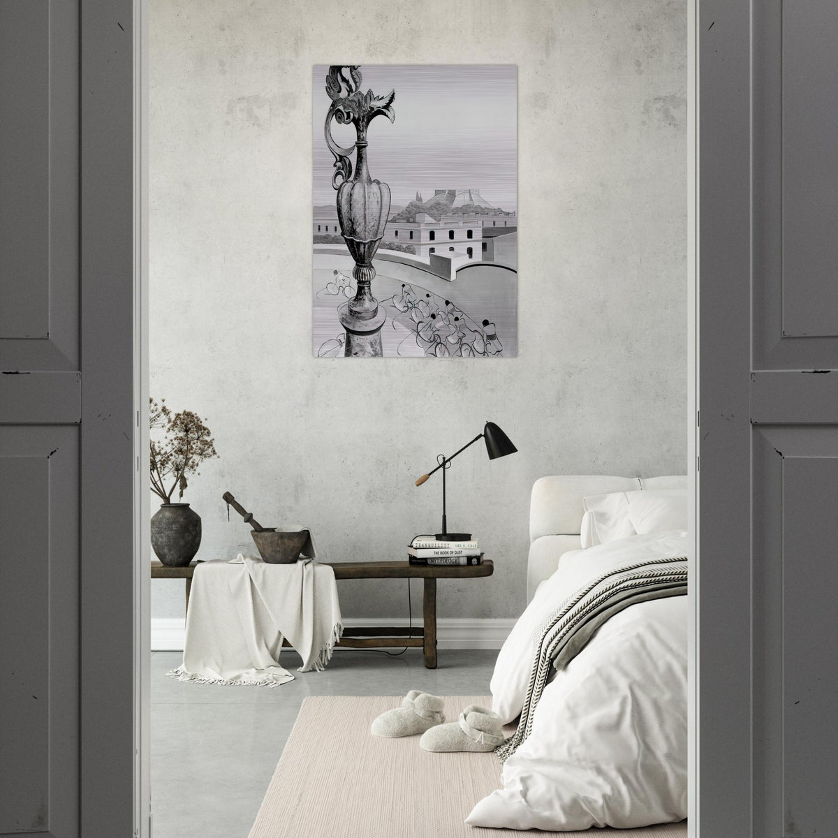 OPTICAL HOPES AND ILLUSIONS - Man Ray Brushed Aluminum Print - 70x100 cm / 28x40 inches | Man Ray Aluminum Print | Man Ray Prints