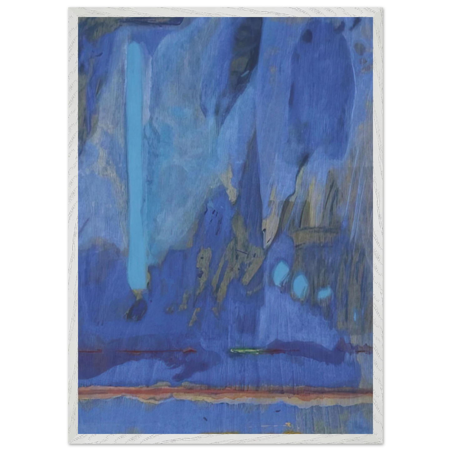 Helen Frankenthaler - Tales of Genji III - 1998 Wall art - 40x40 cm / 16x16 inches - Fine Art Poster-canvas - -