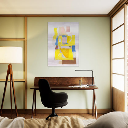 Sem título - Lyrical Abstraction - Menez Brushed Aluminum Print - 70x100 cm / 28x40 inches | Menez Aluminum Print | Menez Prints