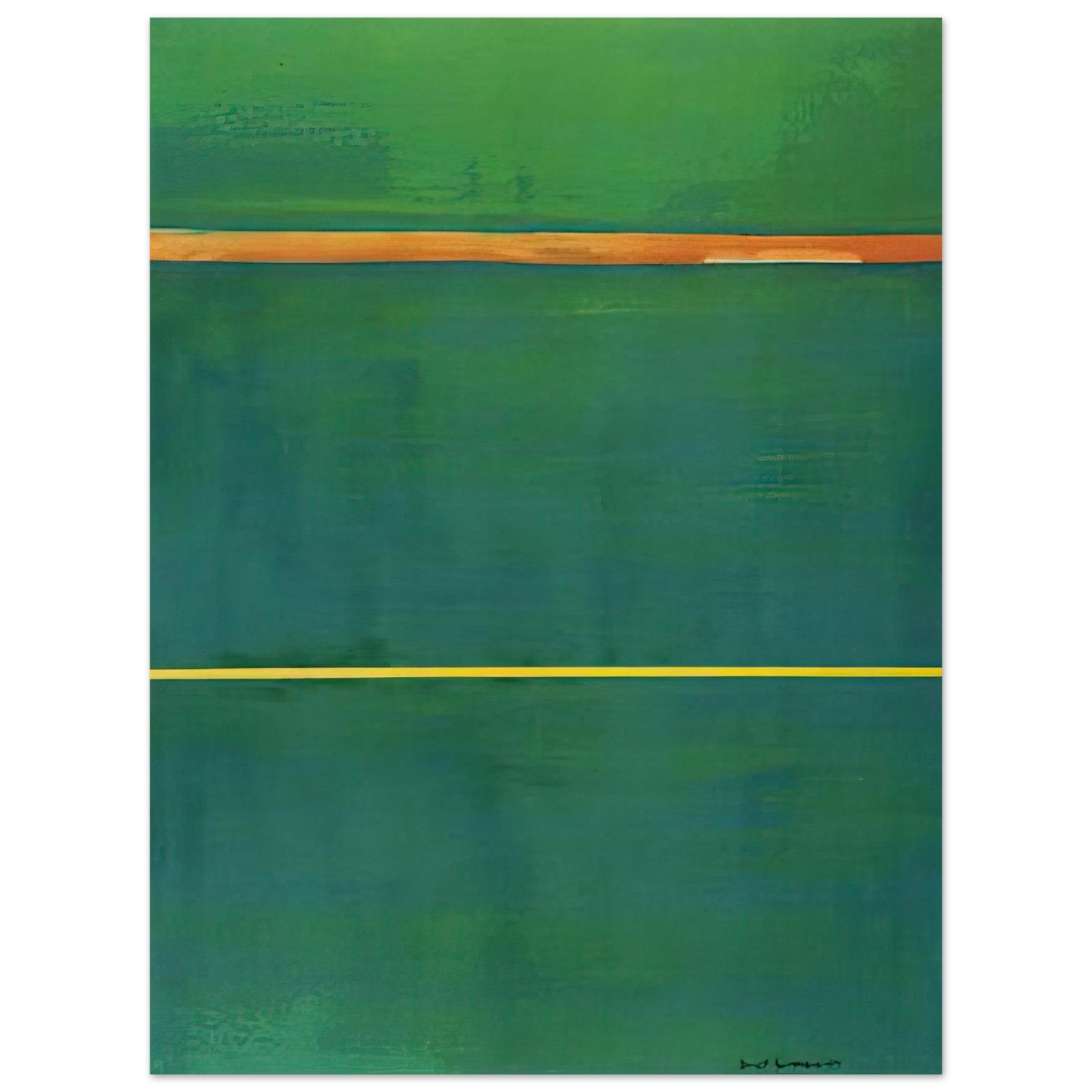 Barnett Newman - Dionysius  75x100 cm / 30x40inches Fine Art Poster
